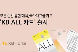 KB국민카드, 한도 없는 할인 혜택 ‘KB ALL 카드’ 출시