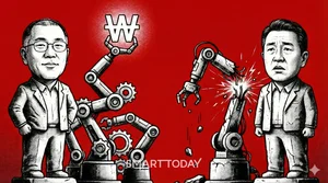 '정의선 미소·정기선 긴장'⋯현대차·HD현대 로봇주 갈렸다 [중복상장 후폭풍]