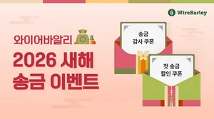 와이어바알리, 새해 맞이 ‘전 고객 대상’ 해외송금 이벤트 