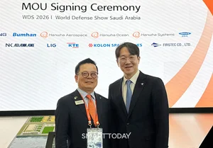 코오롱스페이스웍스, 한화오션과 업무협약...중동 방산시장 공동 공략