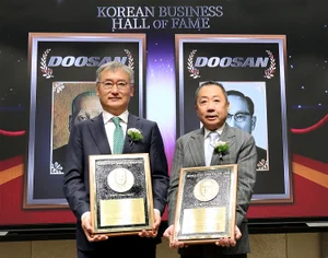 두산 박승직 창업주·박두병 초대회장, ‘대한민국 기업가 명예의 전당’에 헌액