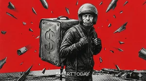 포탄 뚫고 달리는 중동 배달원…목숨 건 할당량 채우기