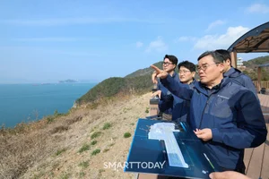 대우건설, 가덕도 신공항 사업 현장 점검...