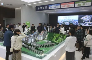 ‘용인 플랫폼시티 라온프라이빗 아르디에’ 견본주택 주말 1.3만명 '북적'