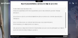 엔켐, 최대주주 오정강 반대매매당했다