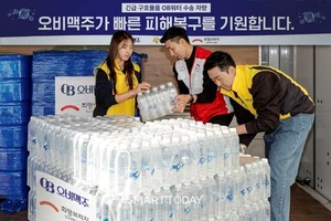 희망브리지, 제한급수 겪는 욕지도에 생수 1만병 긴급 지원