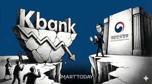 [케이뱅크 주가 충격] ①공모가보다 액면가 근접, 정부 관리군 위험 고조
