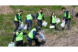 한전KDN, 영산강 물사랑 플로깅