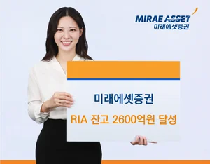 미래에셋증권, RIA 잔고 2500억원 달성..출시 1개월만