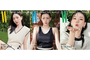 에스파 카리나 ,샤넬 뷰티 화보서 초여름 여신 무드