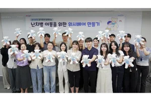 흥국생명, 난치병 아동 위한 ‘위시베어’ 만들기 봉사활동 