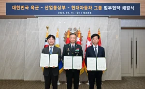 현대차그룹, 육군·산업부와 피지컬 AI 확대 위한 MOU 체결