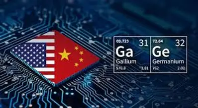 중국이 게르마늄과 갈륨 수출을 중단했다.