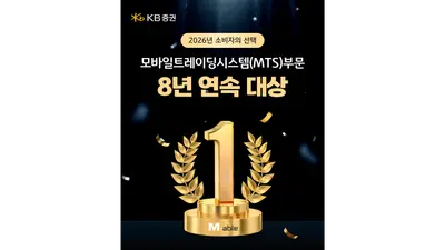 KB證, ‘KB M-able’ 8년 연속 MTS 부문 대상 수상