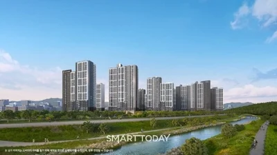 더샵 신문그리니티 2차, 연말·연초 맞아 견본주택 이벤트 진행