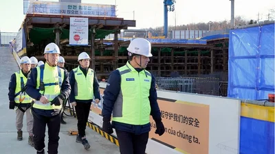 주우정 현대엔지니어링 대표이사, 동절기 현장 안전점검 단행