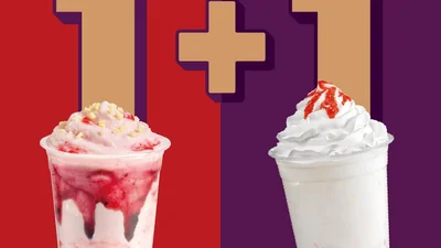 컴포즈커피, 딸기 신메뉴 1+1 프로모션 진행