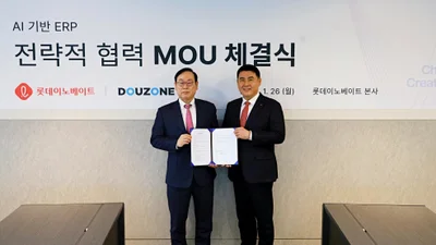 더존비즈온-롯데이노베이트, 기업 AX 시장 함께 개척한다