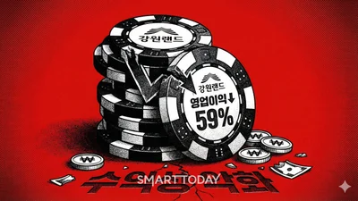 강원랜드, 영업이익·당기순이익 동반하락...영업이익 전년비 17% 감소