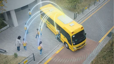 현대차·기아, 장애물 너머까지 파악하는 주행 안전 기술, '비전 펄스' 공개