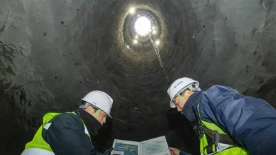 DL이앤씨, RBM 공법으로 120m 부산 신항 수직터널 굴착 완료
