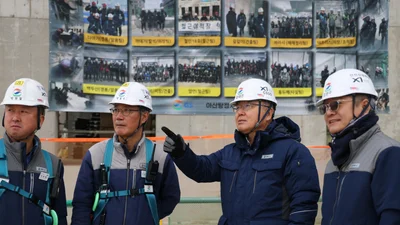 GS건설 김태진 사장 동절기 현정 안전 관리 직접 챙겨