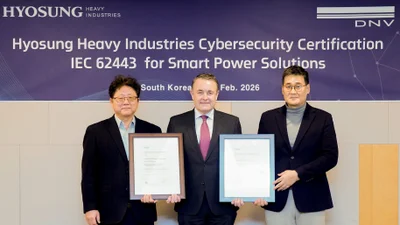 효성중공업, 산업용 사이버보안 국제표준 인증 획득… 글로벌 전력시장 대응 강화