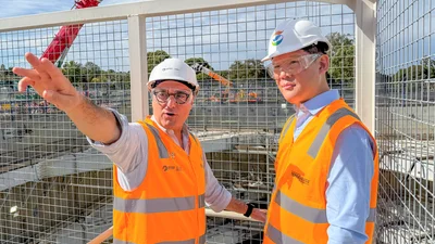 허윤홍 GS건설 대표, 호주 현장 점검…대형 인프라·전력망 수주 지원