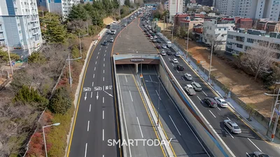 GS건설, 부산 최초 대심도 터널 '만덕센텀 고속화도로' 개통