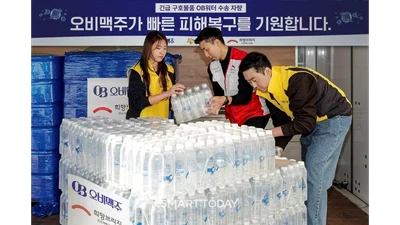 희망브리지, 제한급수 겪는 욕지도에 생수 1만병 긴급 지원