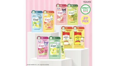 티젠, 4월 ‘올영픽’ 선정 산리오캐릭터 콤부차·애사비 패키지 출시 
