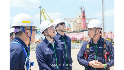 회의실 대신 현장으로…정기선 HD현대 회장의 현장경영 '화제'