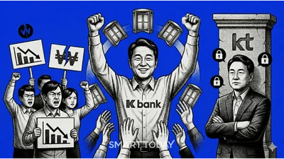 [케이뱅크 주가 충격] ③주주 원성 방관하는 박윤영, 최우형 KT 회전문 굳건 