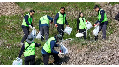 한전KDN, 영산강 물사랑 플로깅