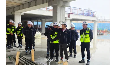 중흥그룹, 경영진 직접 나선 현장 점검…안전보건 관리 강화