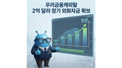 우리금융캐피탈, 2억 달러 외화차입 