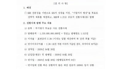 삼성SDS, 1.22조 전환사채 발행..KKR서 인수