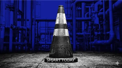 삼성전자 사옥 앞에서 노조 비판을...이례적 1인 시위 등장