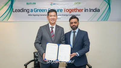 허윤홍 GS건설 대표, 인도 경제사절단서 성과...인도 재생에너지 사업 확대