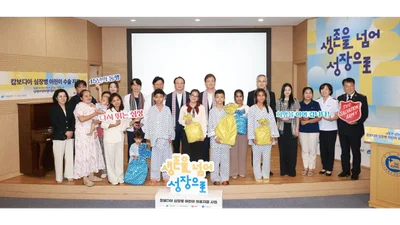 KB국민은행, 캄보디아 심장병 환아 국내 초청 수술 지원