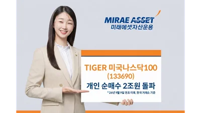 ‘TIGER미국나스닥100ETF’, 올해 개인 순매수 2조 돌파