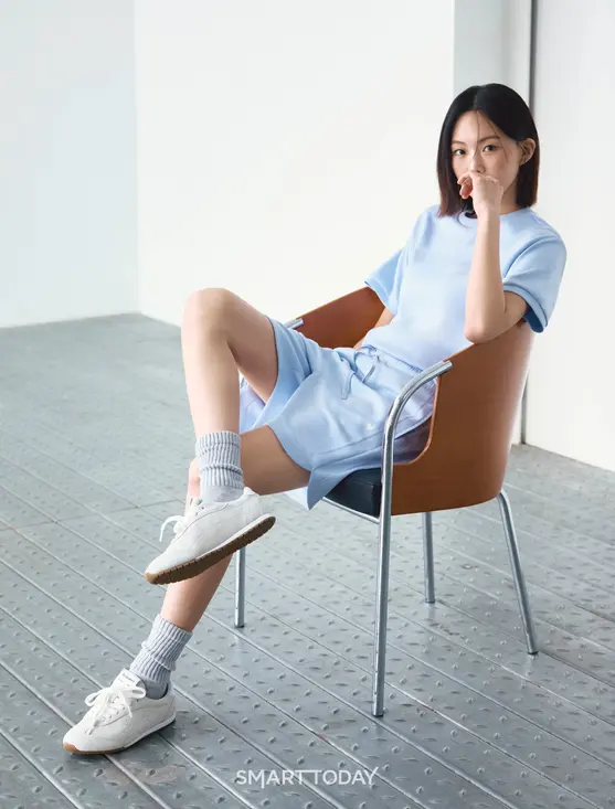 배우 김새록 기능성 제품 화보 (사진=르꼬끄 스포르티브)