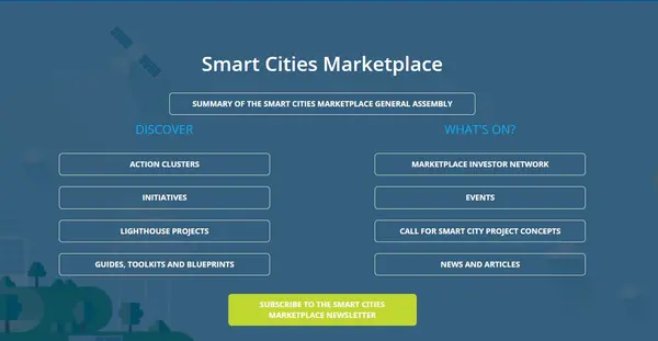 유럽 스마트시티 마켓플레이스 (이미지=공식 웹페이지 캡쳐)