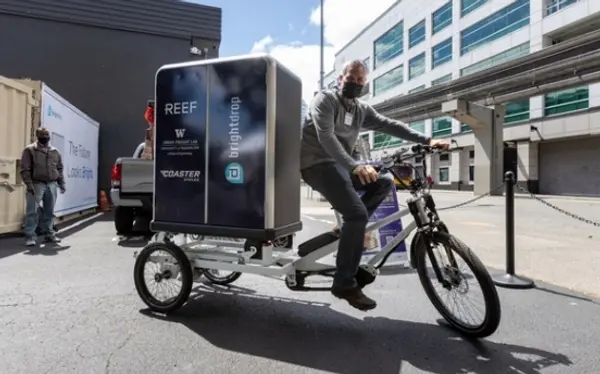 라스트 마일 배송 화물 자전거 사진=리프
