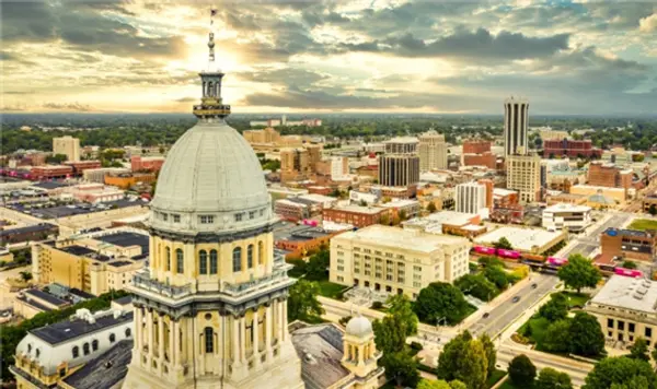 링컨의 고장 일리노이 주도 스프링필드의 전경. 사진=IoT이볼루션