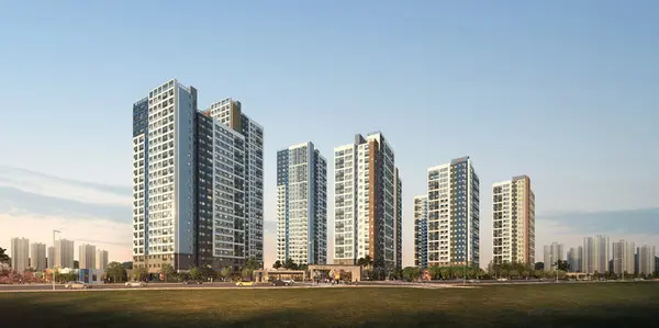 인천 검단신도시에서 공공지원 임대주택으로 공급되는 우미린 리버포레 투시도(사진제공. 우미건설)