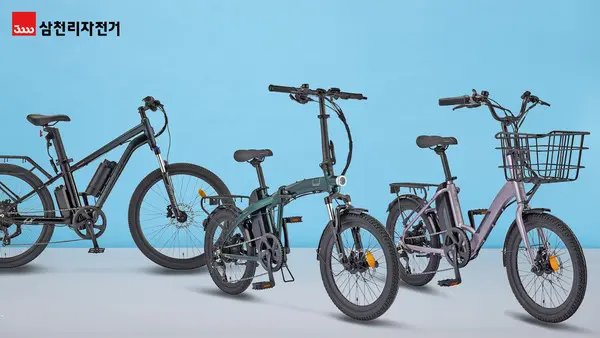 * 삼천리자전거의 전기자전거 신제품. 왼쪽부터 팬텀 LX, 팬텀 Q SF, 팬텀 데이지