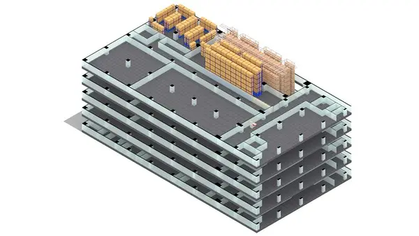 현대무벡스가 구축할 싸토리우스 송도캠퍼스 자동창고시스템 계획도. 이미지 현대무벡스