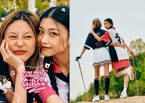 골프웨어 브랜드 골든베어가 MZ세대 여성 골퍼 공략에 나선다(사진제공. 코오롱 FnC)