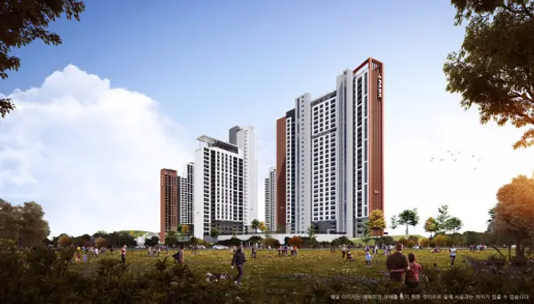 춘천 레이크시티 아이파크 투시도(사진. HDC현대산업개발)